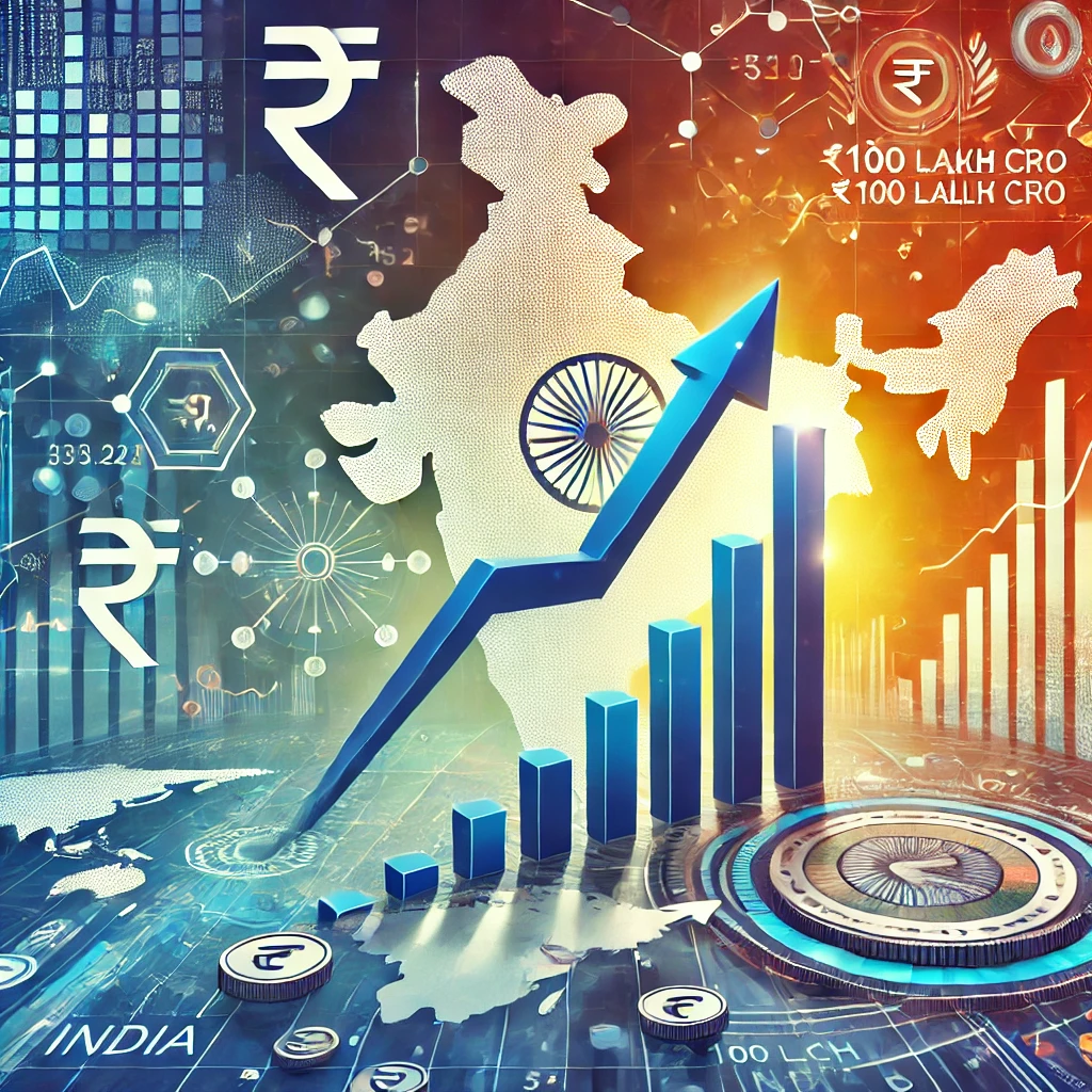 Indian mutual fund industry nearing the ₹100 lakh crore milestone, showcasing growth trends and investment opportunities