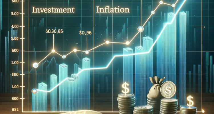 Graphical representation of inflation's impact on SIP investments, showing a balance between returns, investments, and inflation trends.