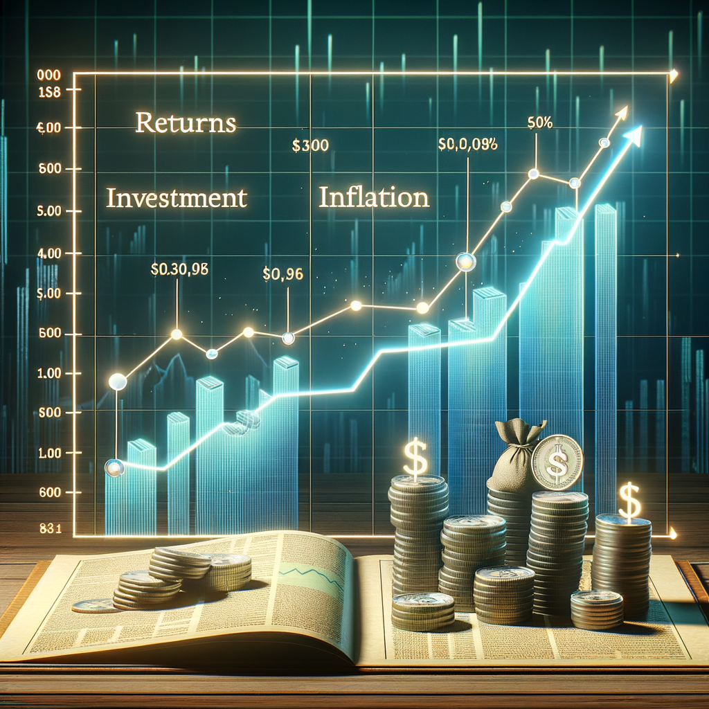 Graphical representation of inflation's impact on SIP investments, showing a balance between returns, investments, and inflation trends.