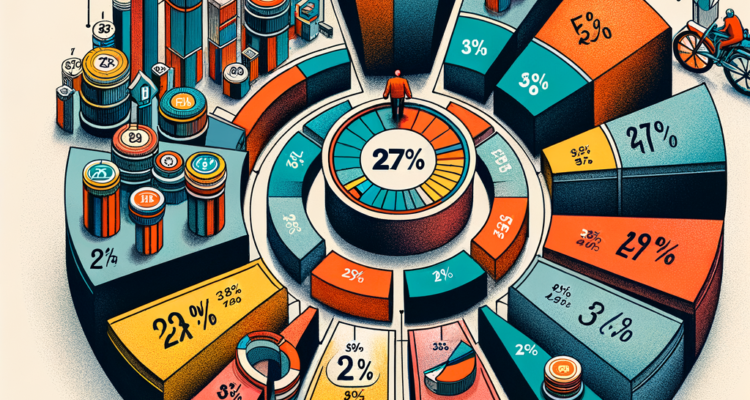 Illustration showing mutual fund growth in the December quarter with charts, graphs, and financial trends.