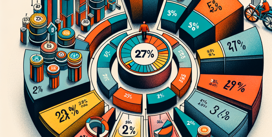 Illustration showing mutual fund growth in the December quarter with charts, graphs, and financial trends.