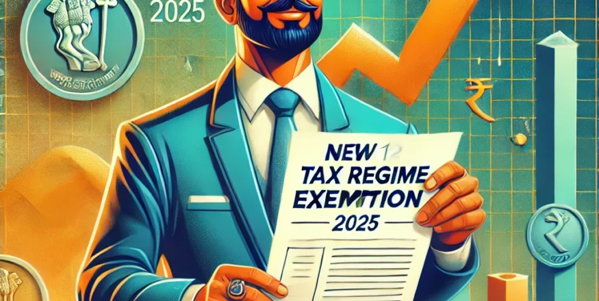 Illustration depicting India's new ₹12 lakh income tax exemption for 2025, highlighting the impact on taxpayers and financial planning.